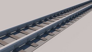 Rail Track Lowpoly