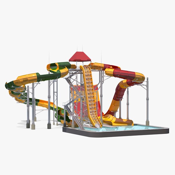 Water Park 3D Models for Download | TurboSquid