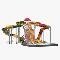 Family Raft Ride Waterslide