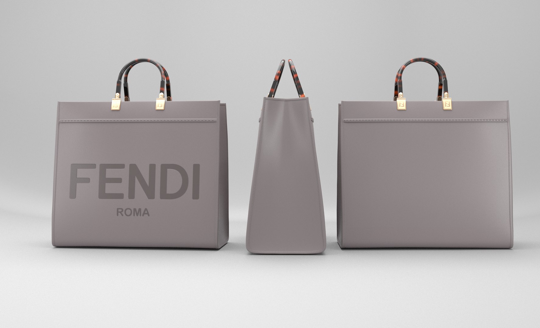 Fendi ROMA Lather 3D Model - TurboSquid 2239406