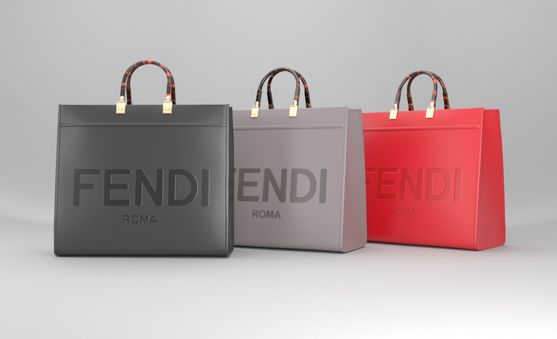 Fendi ROMA Lather 3D Model - TurboSquid 2239406
