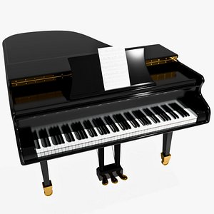 3D model Grand Piano