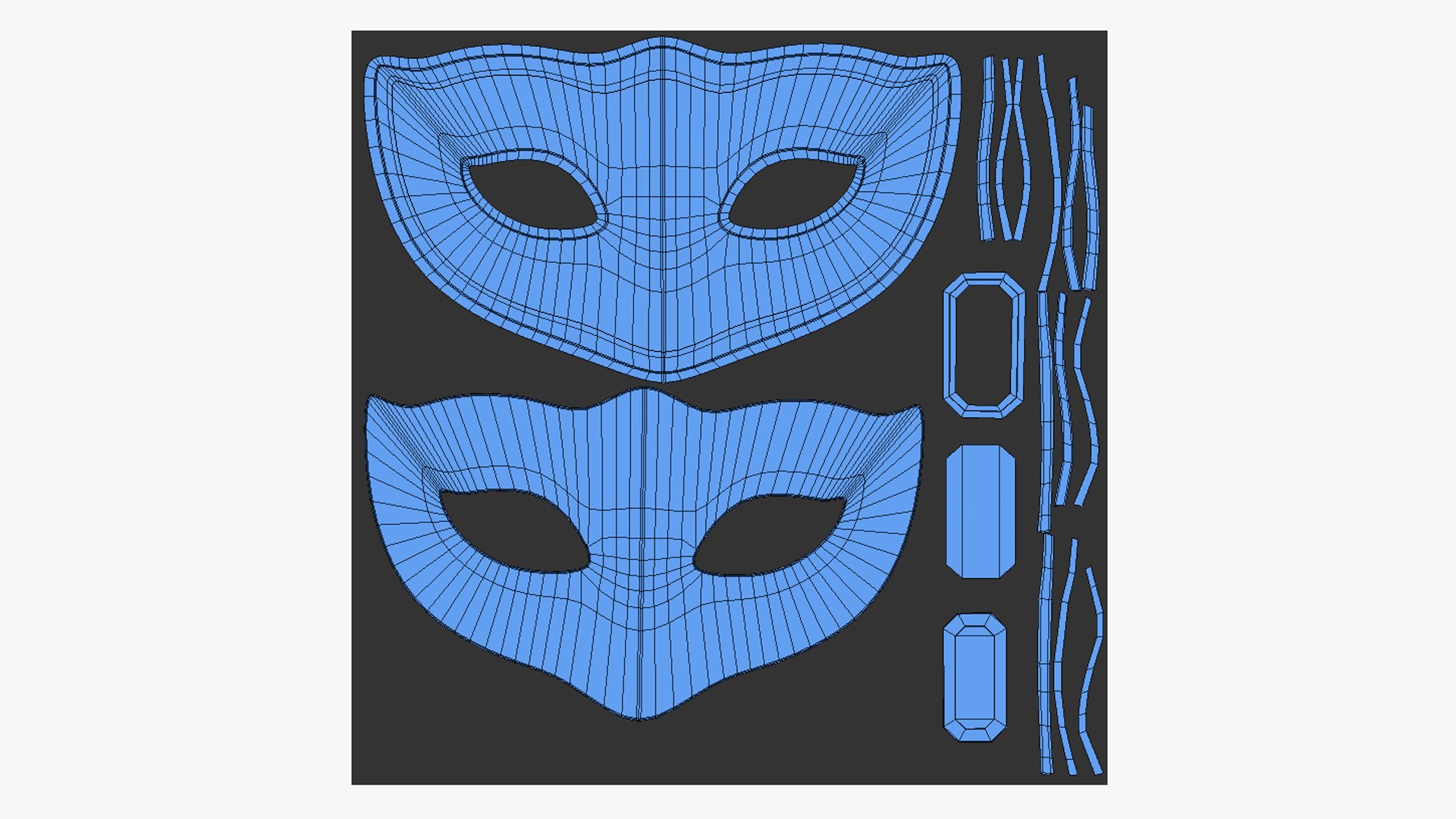 Carnival Mask E13 Cartoon - Costume Character Design 3D - TurboSquid ...