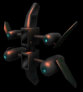 3d spaceship ship space model