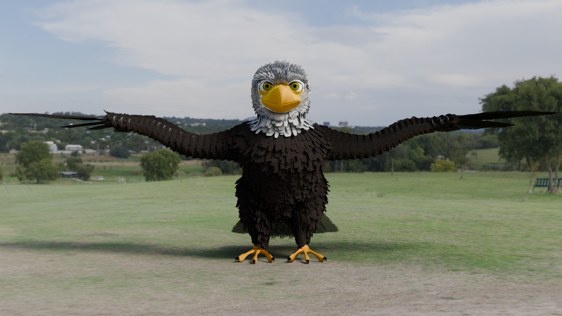 Eagle 3D https://p.turbosquid.com/ts-thumb/98/hWI63b/7S/eagle_render.03/jpg/1715223771/1920x1080/fit_q87/e7f0b084e1e97cecae26b222703e5b5b2f01bde2/eagle_render.03.jpg