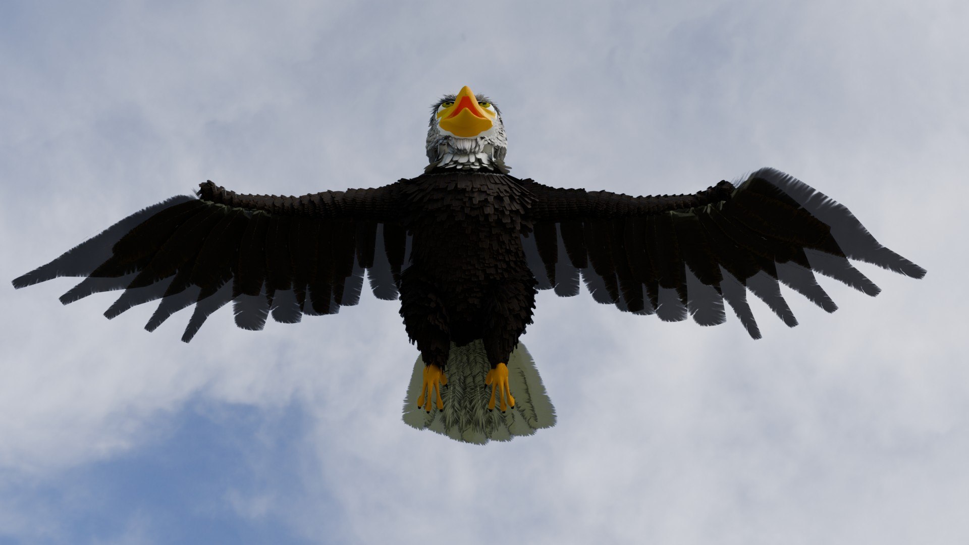 Eagle 3D https://p.turbosquid.com/ts-thumb/98/hWI63b/BL/eagle_render.01/jpg/1715223753/1920x1080/fit_q87/0692e98bbae95ff82661abc801152487b19e08c2/eagle_render.01.jpg