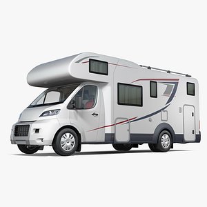 Motorhome Generic Rigged 3D Model