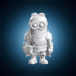 3D Knight Minion 3D Print Model Figurine