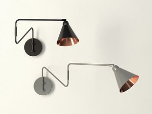 wall lamp m 3D model