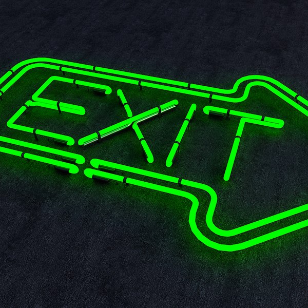 neon sign 3D model