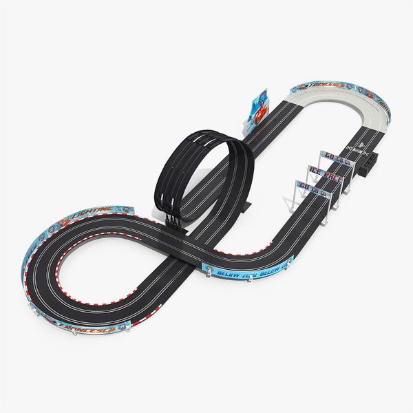 toy racing car track model