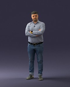 casual man 3D model