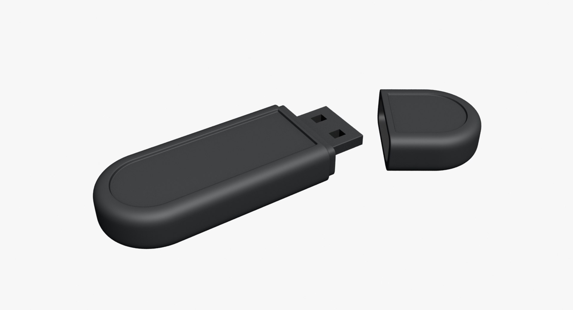 3d usb flash drive model