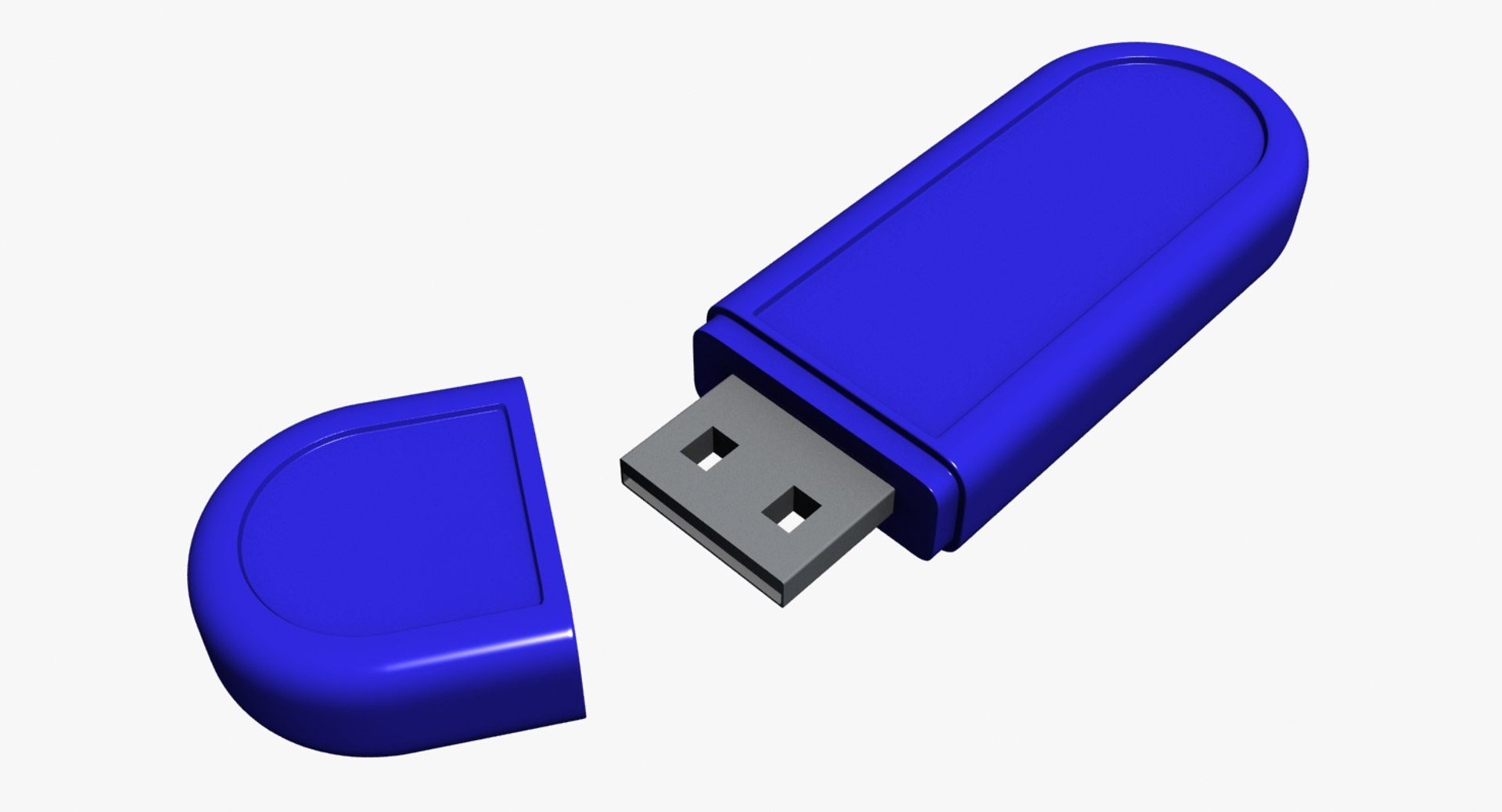 3d usb flash drive model