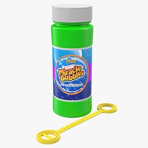 bubbles bottle wand 3d model