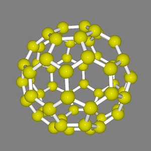 3D bucky ball model