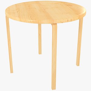 3D model minimalist clear artek alvar aalto