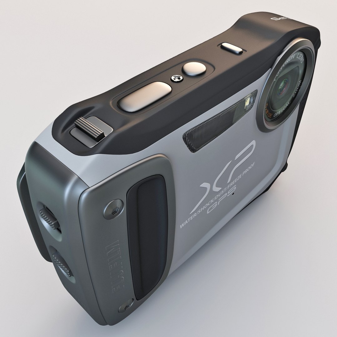 3d model fujifilm xp170 compact digital camera