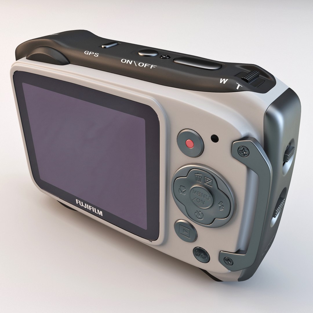 3d model fujifilm xp170 compact digital camera