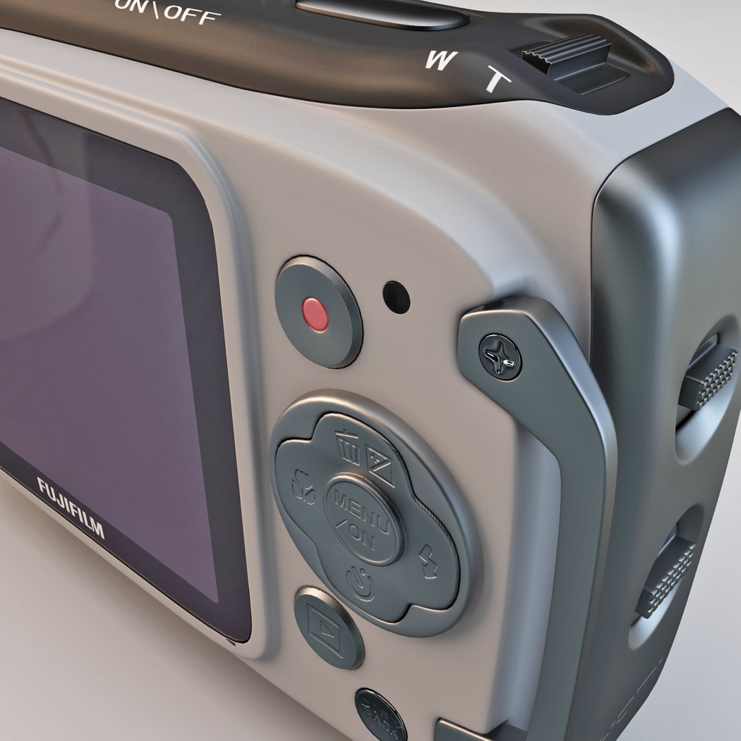 3d model fujifilm xp170 compact digital camera