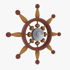 Wooden Ship Helm