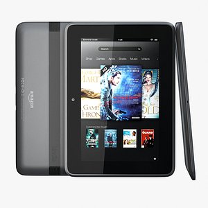 3d model kindle pda