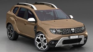 dacia duster 2018 interior 3D model
