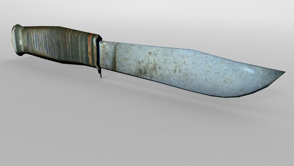 3d knife model