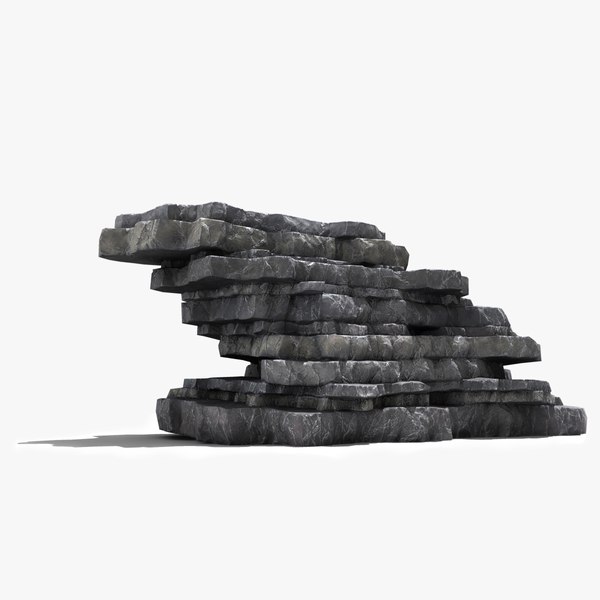 rocky cliffs rock 3d wrl