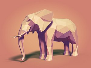 african elephant 3d x
