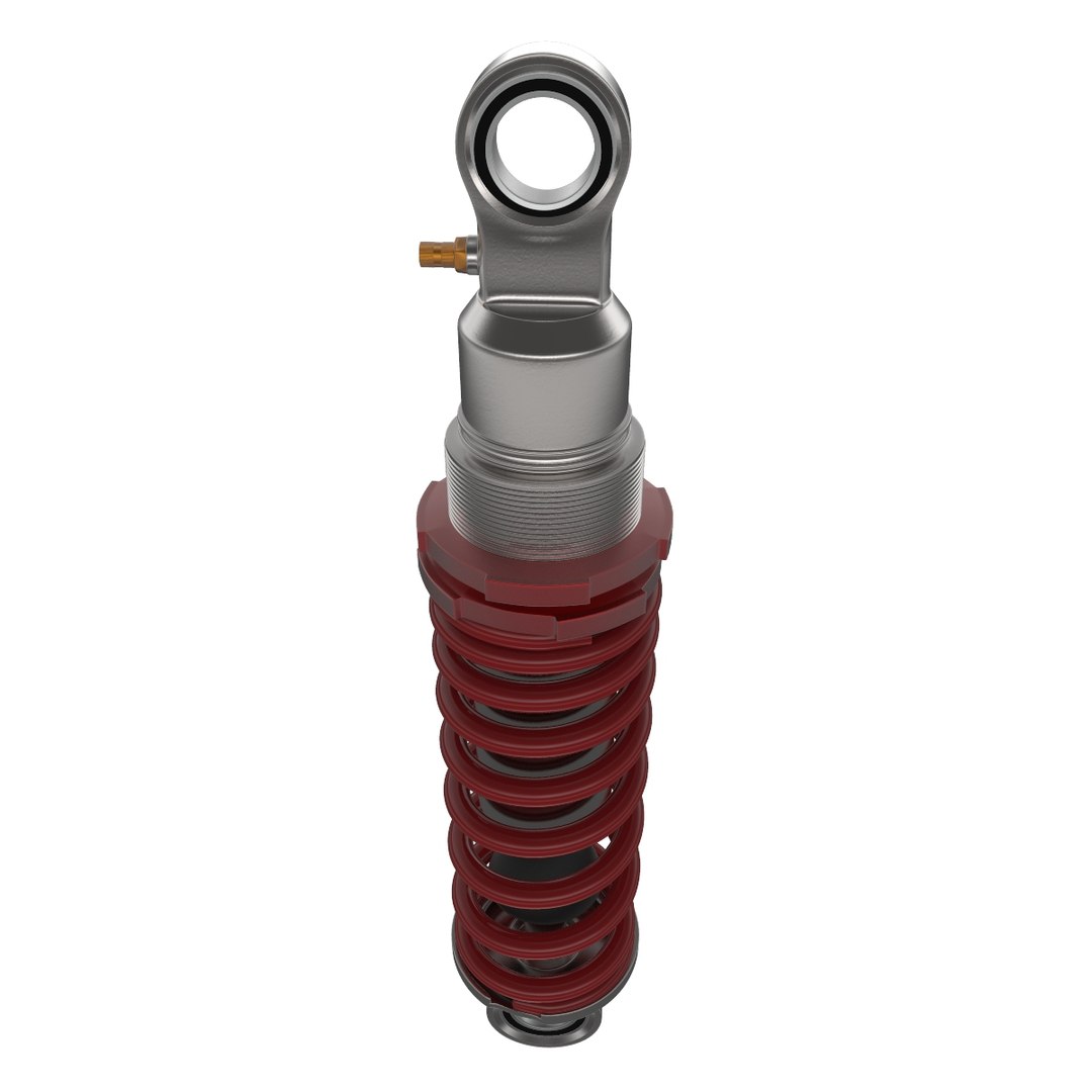 3d Model Spring Shock Absorber