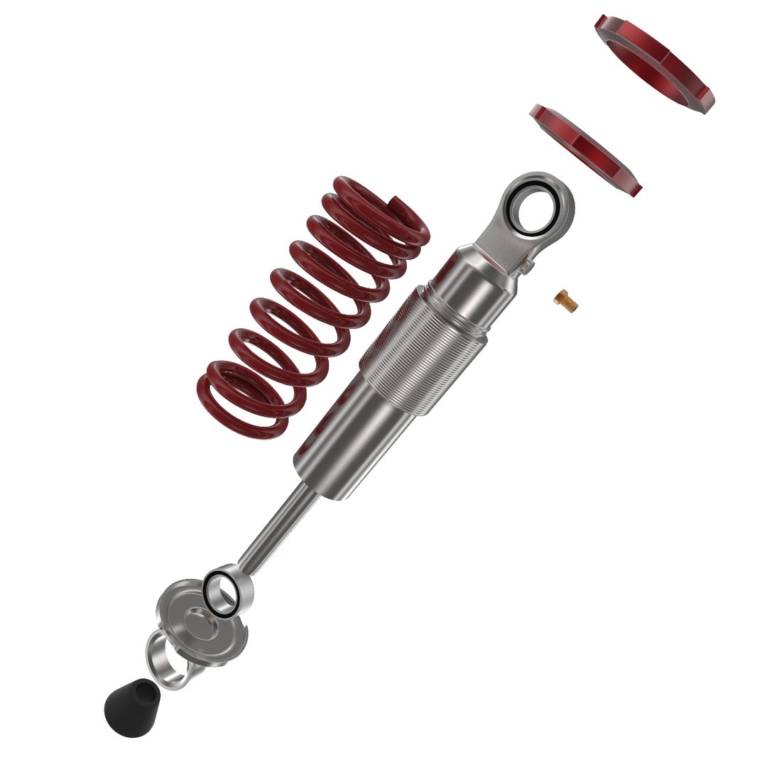 3d Model Spring Shock Absorber