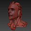 Cabeza de cyborg modelo 3d
