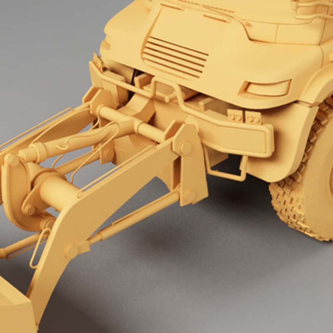 3d U500 Loader Model