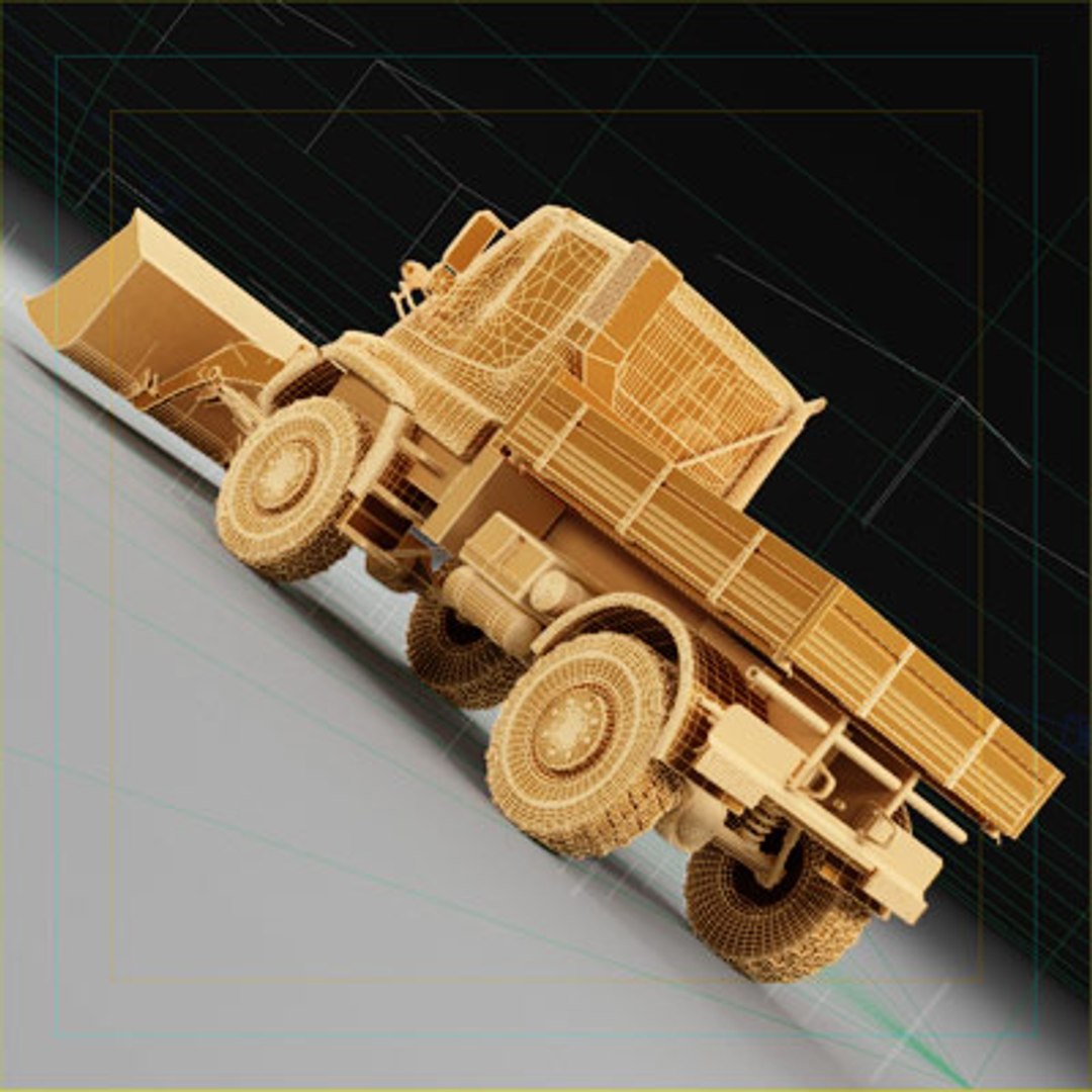 3d U500 Loader Model