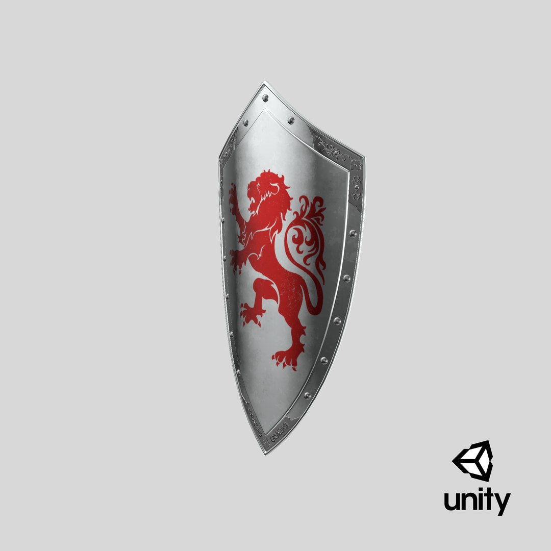 Medieval Knight Shield 2 3D https://p.turbosquid.com/ts-thumb/9A/8VUsbn/yA/stemcell_unity_render/png/1681381341/1920x1080/fit_q87/d5272a412d4b886e4ea0240e2748386b5e55330b/stemcell_unity_render.jpg