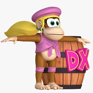 Dixie Kong - Donkey Kong Assets