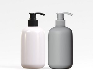 Cosmetic Pump Bottle 3D