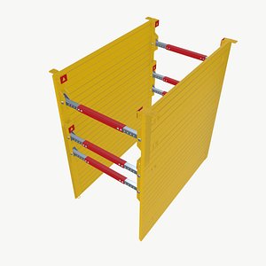 3D Shoring model