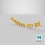 Foil Balloon Words Parents to be Gold