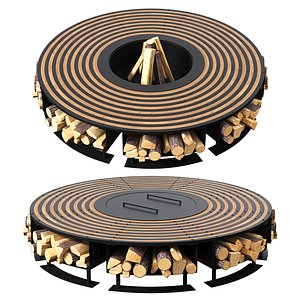 3D model Fire Pit 09