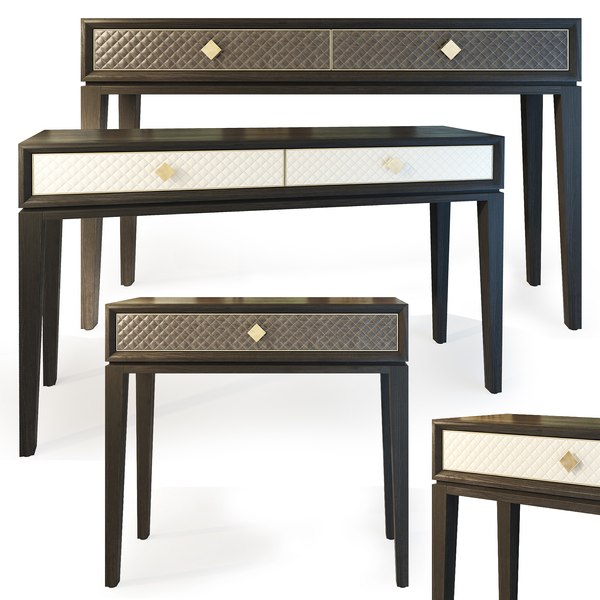 modelo 3d Consola / Cómoda LAURENT. El sofá y la silla compani ...