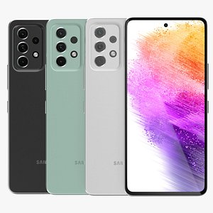 Samsung Galaxy A73 All Colors 3D model