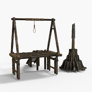 Medieval Punishment - Gallows and Pyre