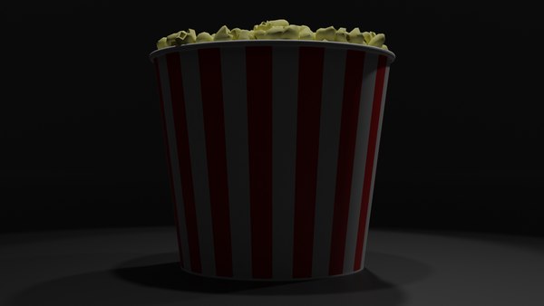 3D popcorn bucket model - TurboSquid 1701540