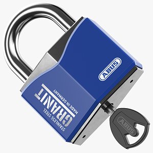 Detailed Padlock 03