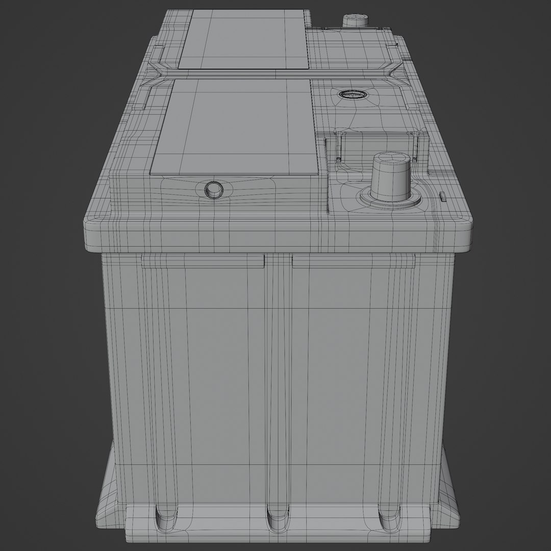 Car Battery 3D Model - TurboSquid 2025737