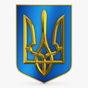 Ukraine State Emblem M 3 3D model