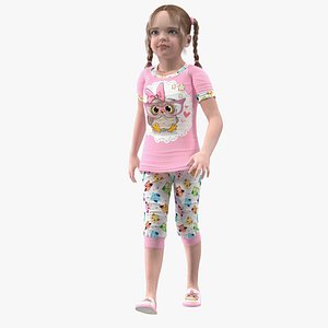 Child Girl Beach Style Rigged 3D Model $199 - .max - Free3D