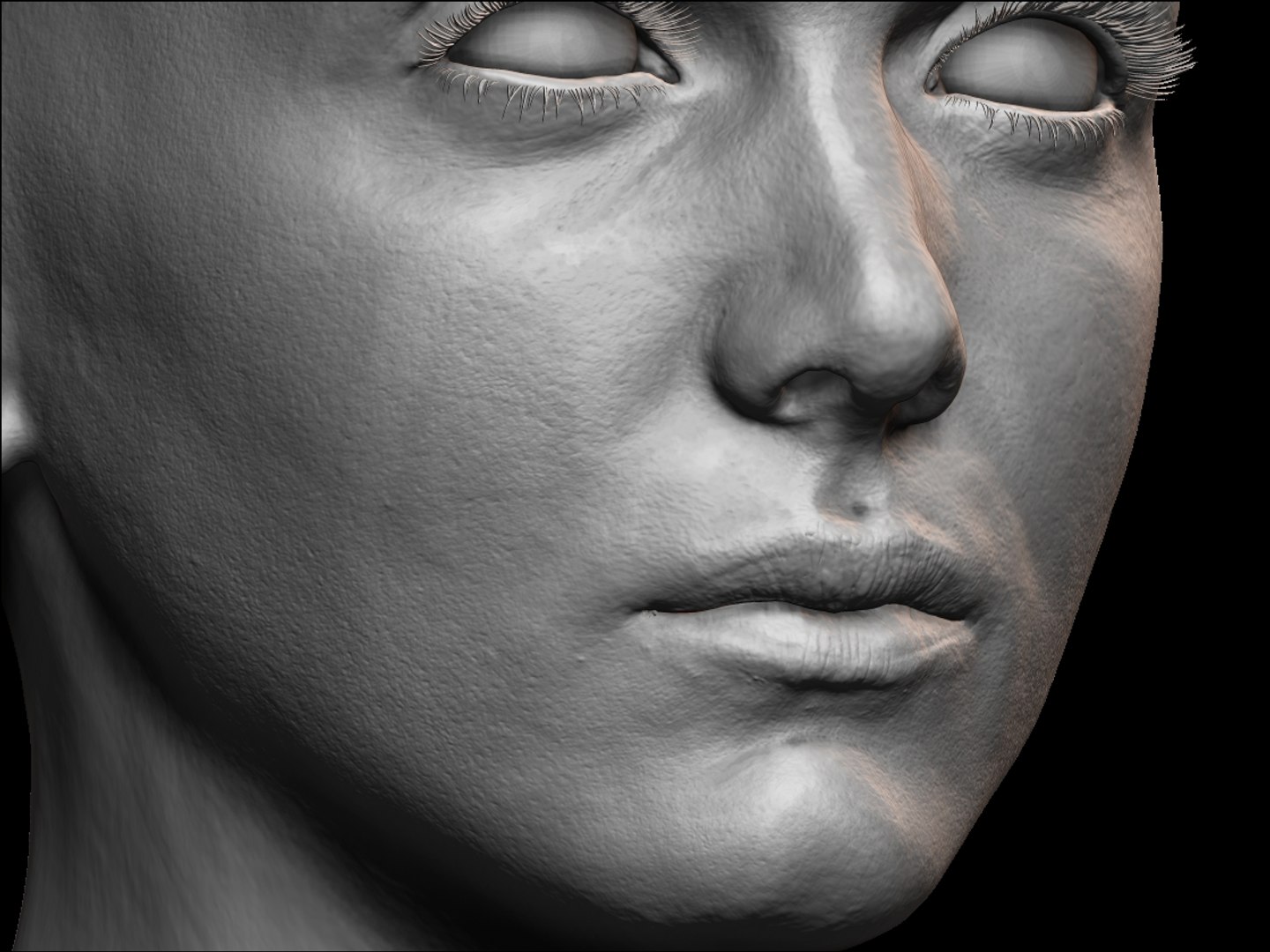 3D face uv model | 1142542 | TurboSquid